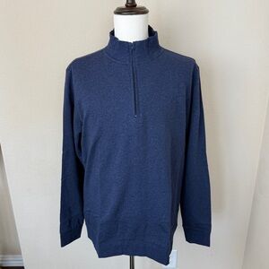 NWT - Criquet Mens 1/4 Zip Pull Over Sweater | XL | Navy